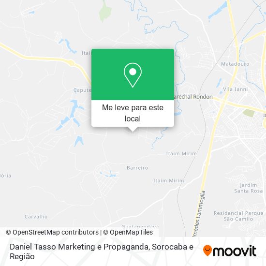 Daniel Tasso Marketing e Propaganda mapa