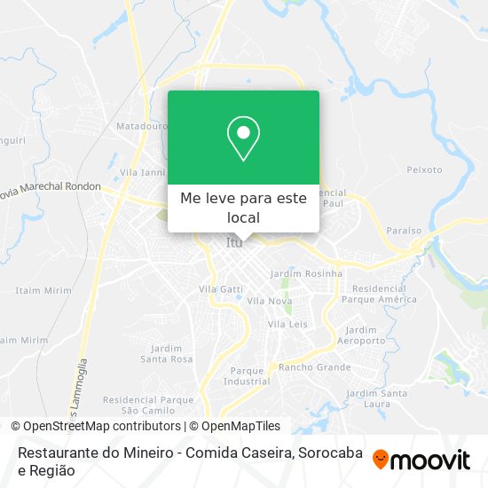 Restaurante do Mineiro - Comida Caseira mapa