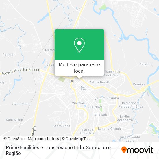 Prime Facilities e Conservacao Ltda mapa