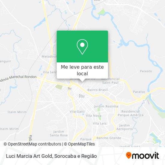 Luci Marcia Art Gold mapa