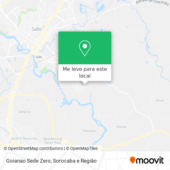 Goianao Sede Zero mapa