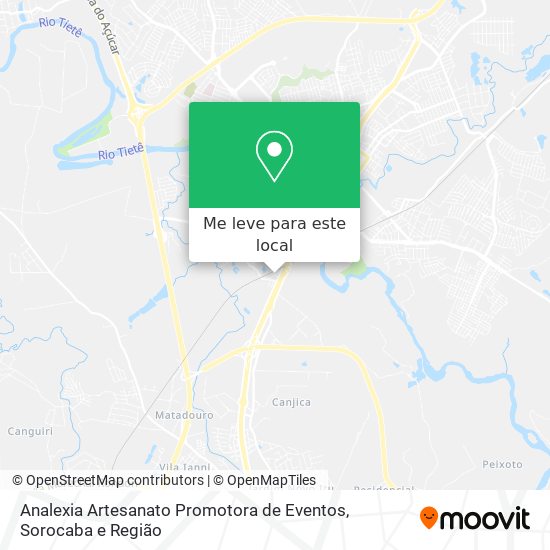 Analexia Artesanato Promotora de Eventos mapa
