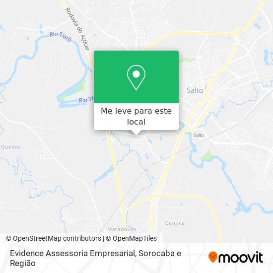 Evidence Assessoria Empresarial mapa