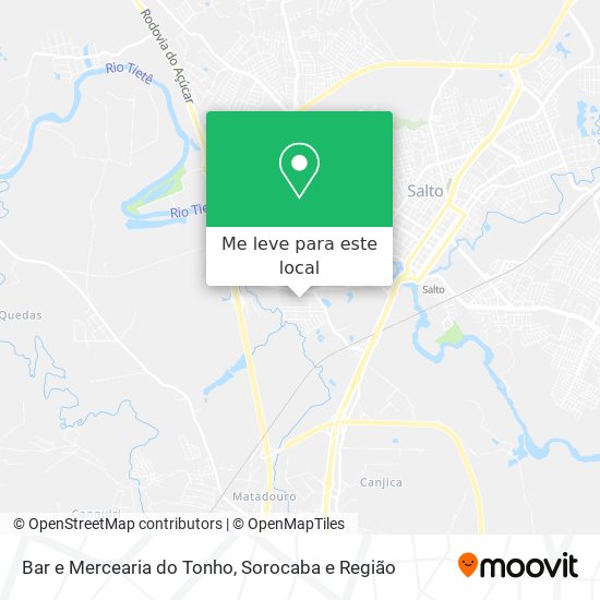 Bar e Mercearia do Tonho mapa