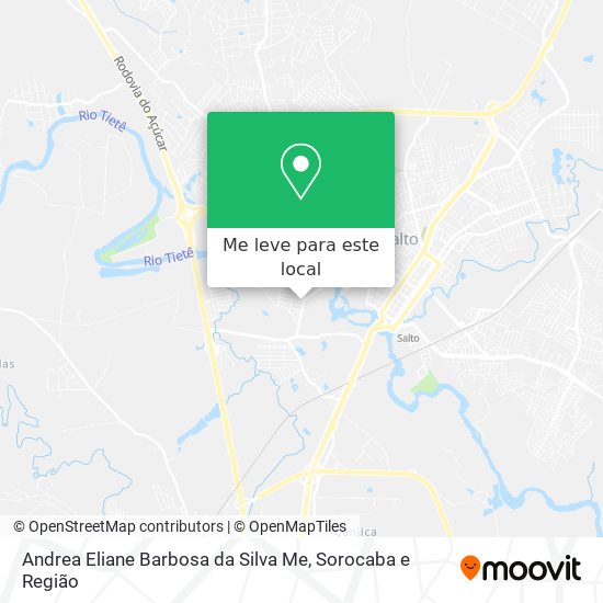 Andrea Eliane Barbosa da Silva Me mapa