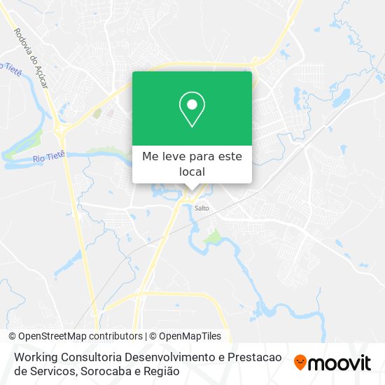 Working Consultoria Desenvolvimento e Prestacao de Servicos mapa