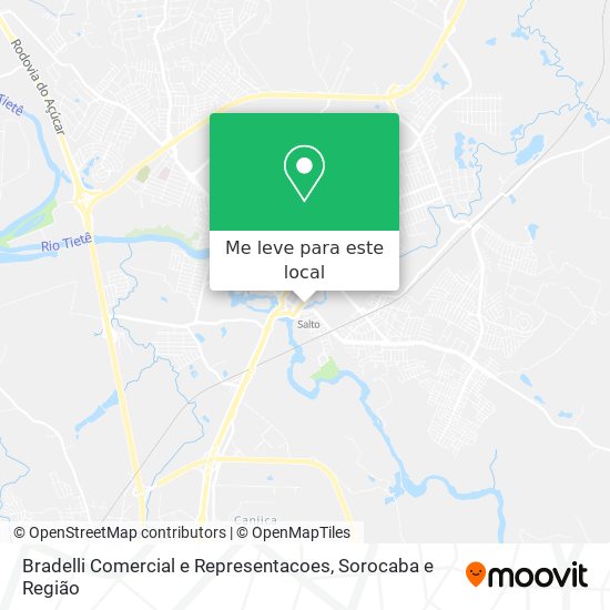 Bradelli Comercial e Representacoes mapa