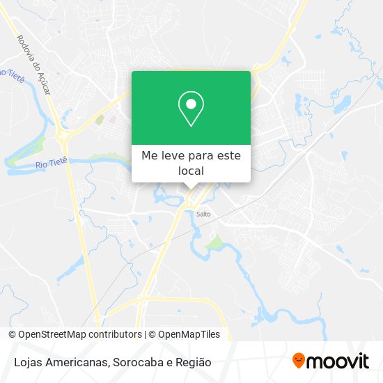 Lojas Americanas mapa