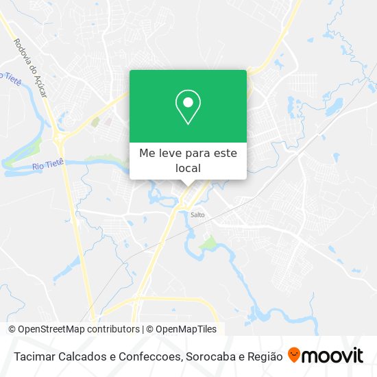 Tacimar Calcados e Confeccoes mapa