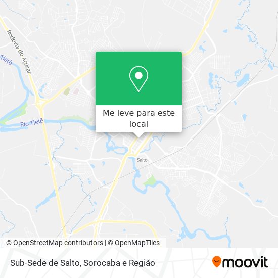 Sub-Sede de Salto mapa