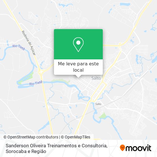 Sanderson Oliveira Treinamentos e Consultoria mapa
