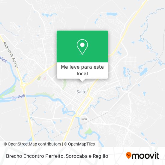 Brecho Encontro Perfeito mapa