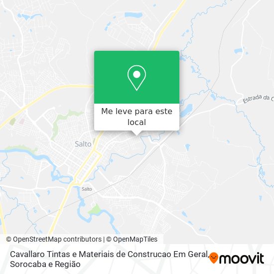 Cavallaro Tintas e Materiais de Construcao Em Geral mapa