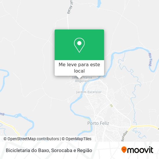 Bicicletaria do Baxo mapa