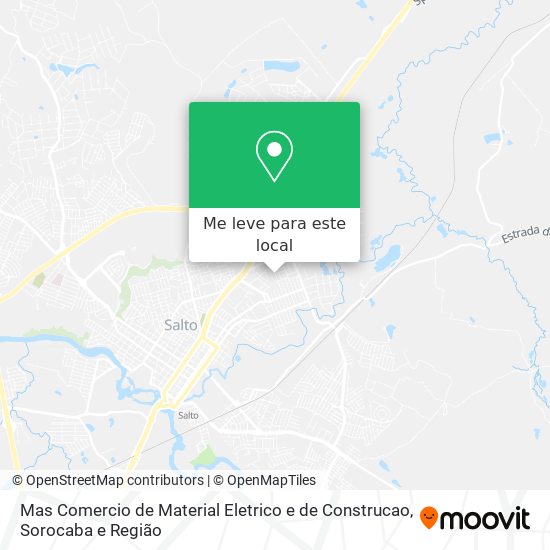 Mas Comercio de Material Eletrico e de Construcao mapa