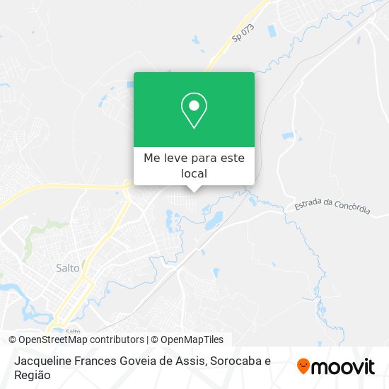 Jacqueline Frances Goveia de Assis mapa