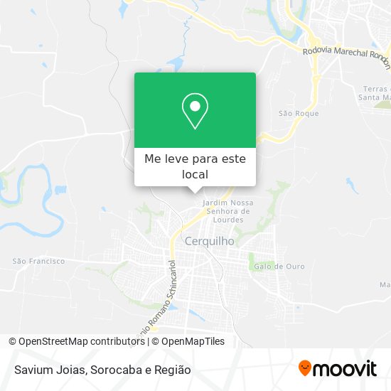 Savium Joias mapa