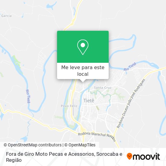 Fora de Giro Moto Pecas e Acessorios mapa