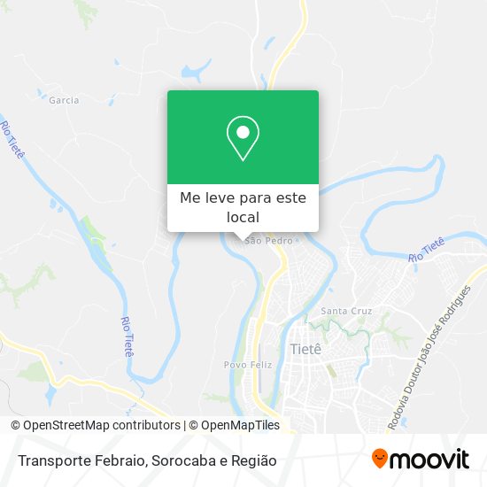 Transporte Febraio mapa