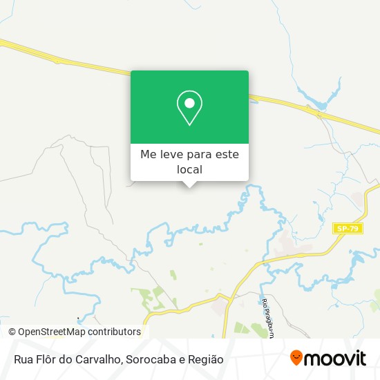 Rua Flôr do Carvalho mapa