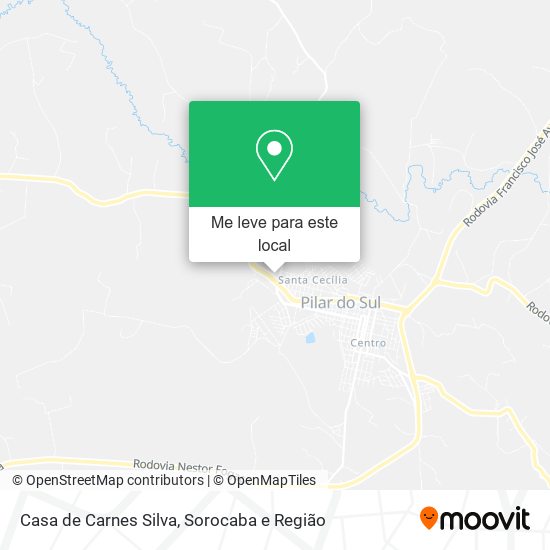 Casa de Carnes Silva mapa