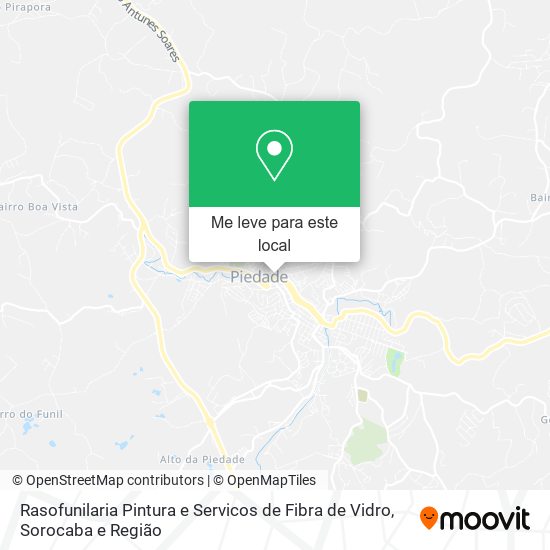 Rasofunilaria Pintura e Servicos de Fibra de Vidro mapa