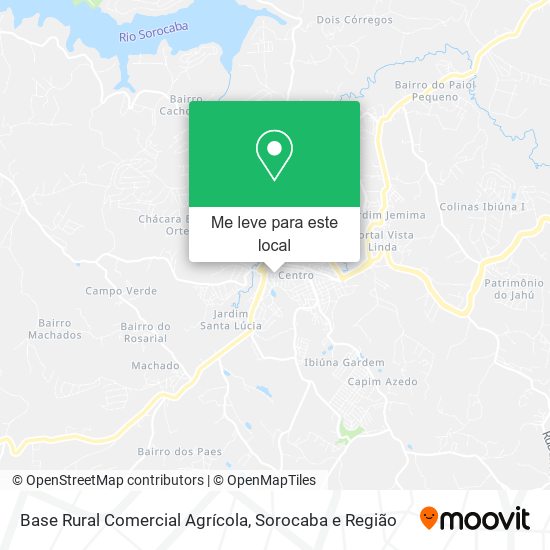 Base Rural Comercial Agrícola mapa