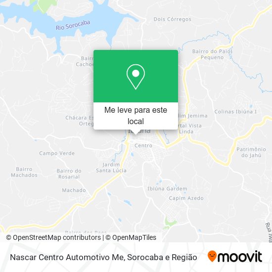 Nascar Centro Automotivo Me mapa