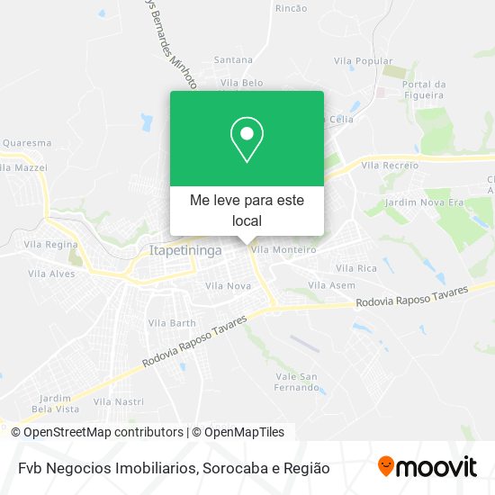 Fvb Negocios Imobiliarios mapa