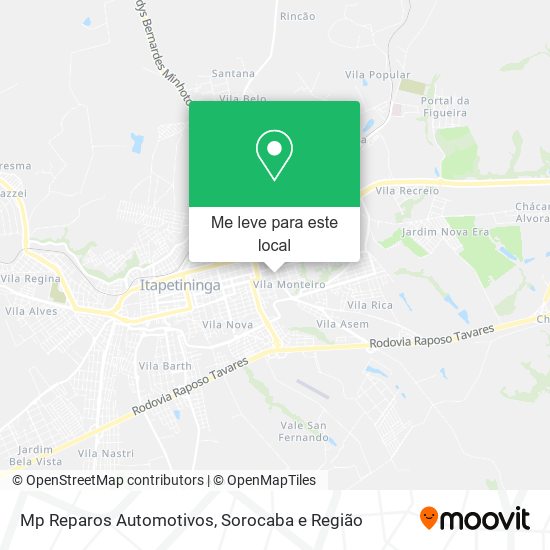 Mp Reparos Automotivos mapa