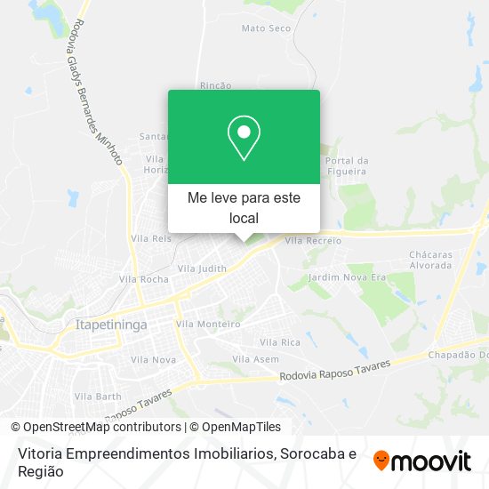 Vitoria Empreendimentos Imobiliarios mapa