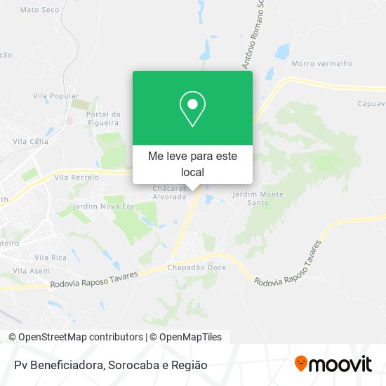 Pv Beneficiadora mapa