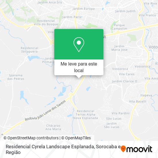 Residencial Cyrela Landscape Esplanada mapa