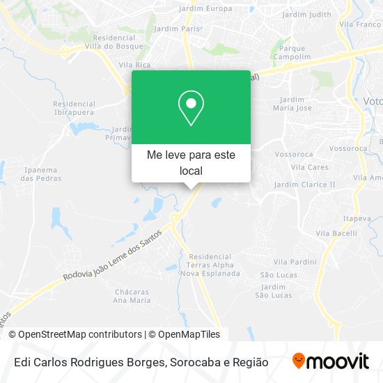 Edi Carlos Rodrigues Borges mapa