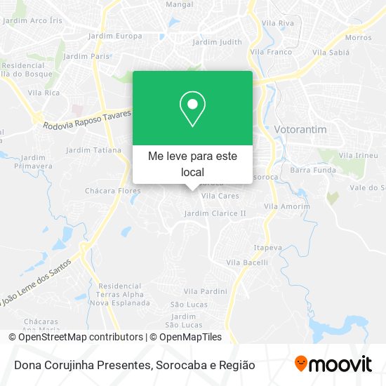 Dona Corujinha Presentes mapa