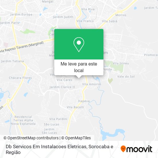 Db Servicos Em Instalacoes Eletricas mapa