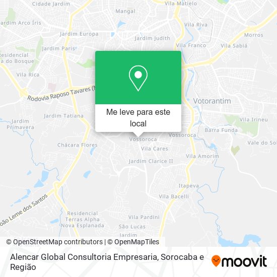 Alencar Global Consultoria Empresaria mapa