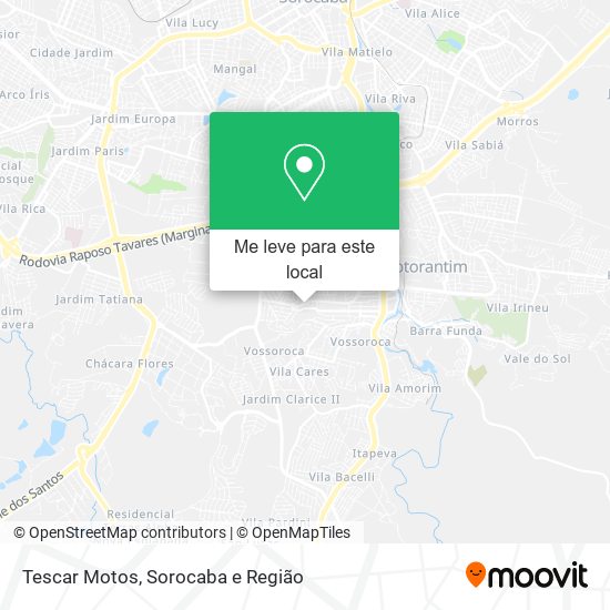 Tescar Motos mapa