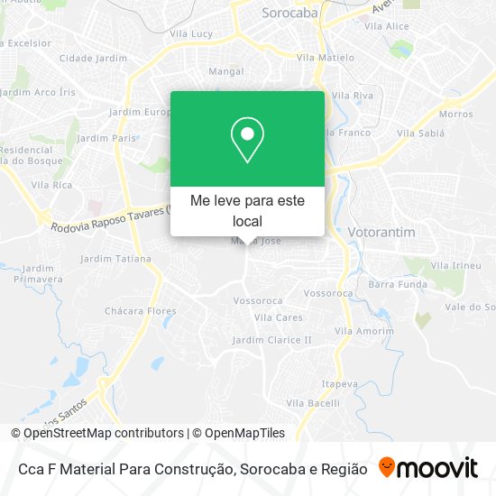 Cca F Material Para Construção mapa