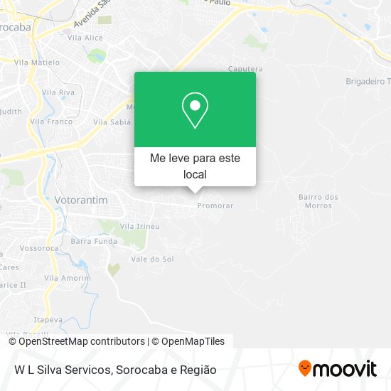 W L Silva Servicos mapa