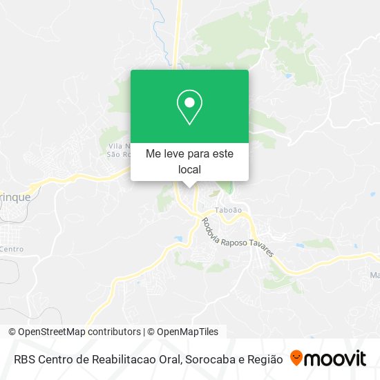 RBS Centro de Reabilitacao Oral mapa