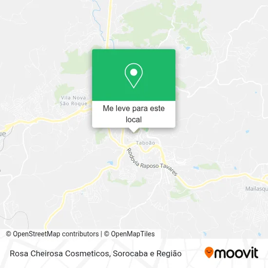 Rosa Cheirosa Cosmeticos mapa