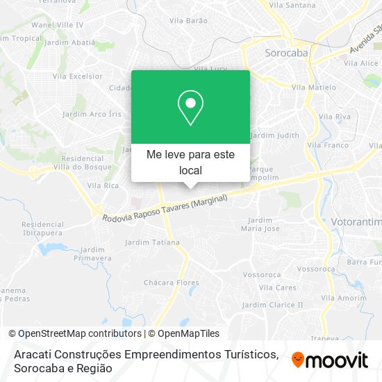 Aracati Construções Empreendimentos Turísticos mapa