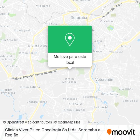 Clinica Viver Psico Oncologia Ss Ltda mapa