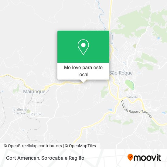 Cort American mapa