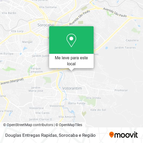 Douglas Entregas Rapidas mapa