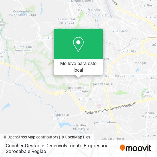 Coacher Gestao e Desenvolvimento Empresarial mapa