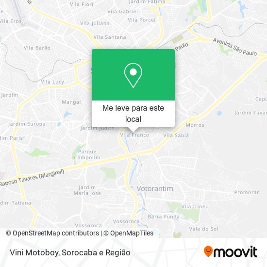 Vini Motoboy mapa