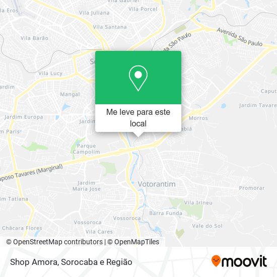 Shop Amora mapa