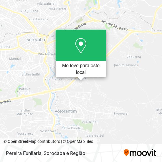 Pereira Funilaria mapa